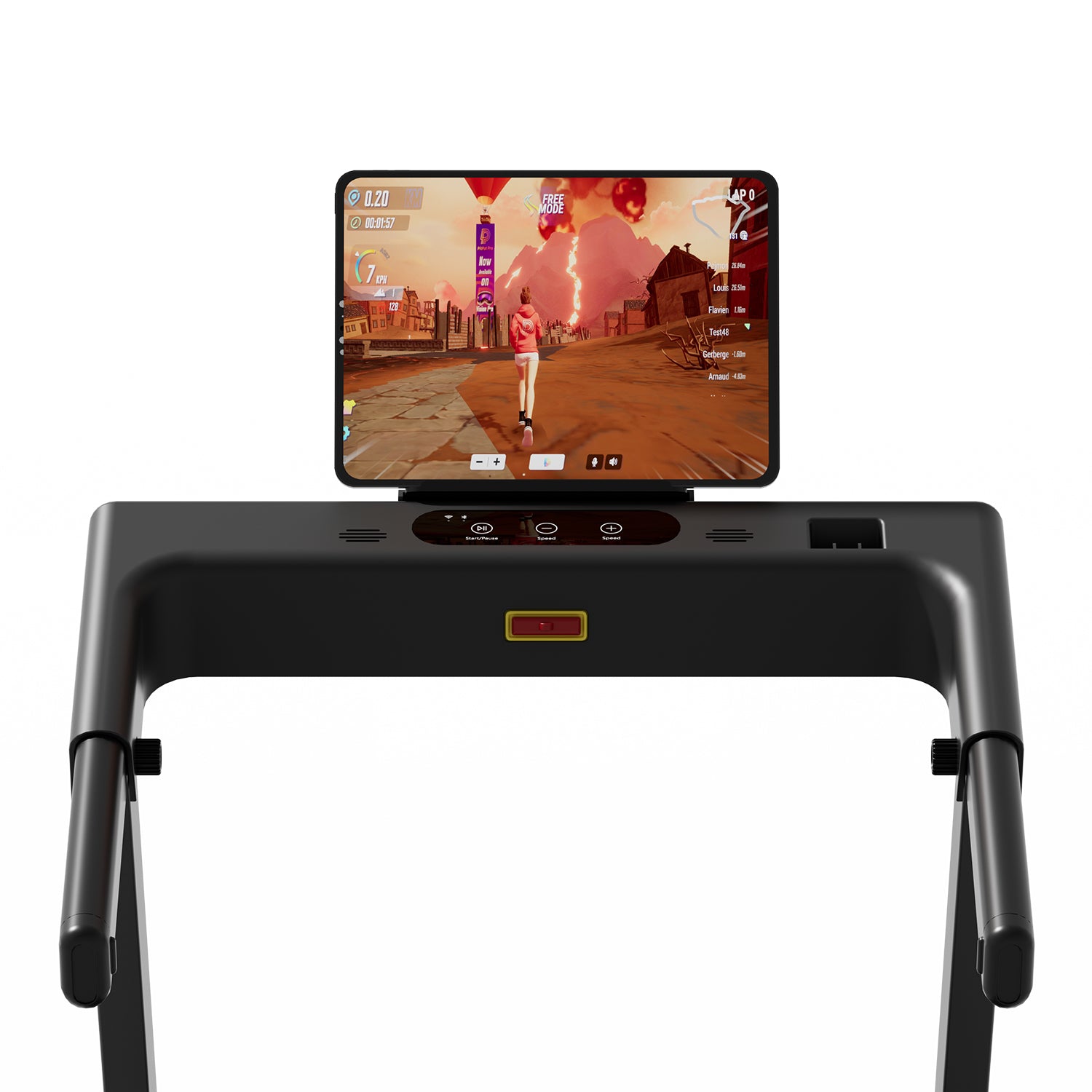 DeerRun A1 Urban-Tapis de course pliable intelligent avec inclinaison de 6 % et NFC | 158 kg, 16 km/h,Noir