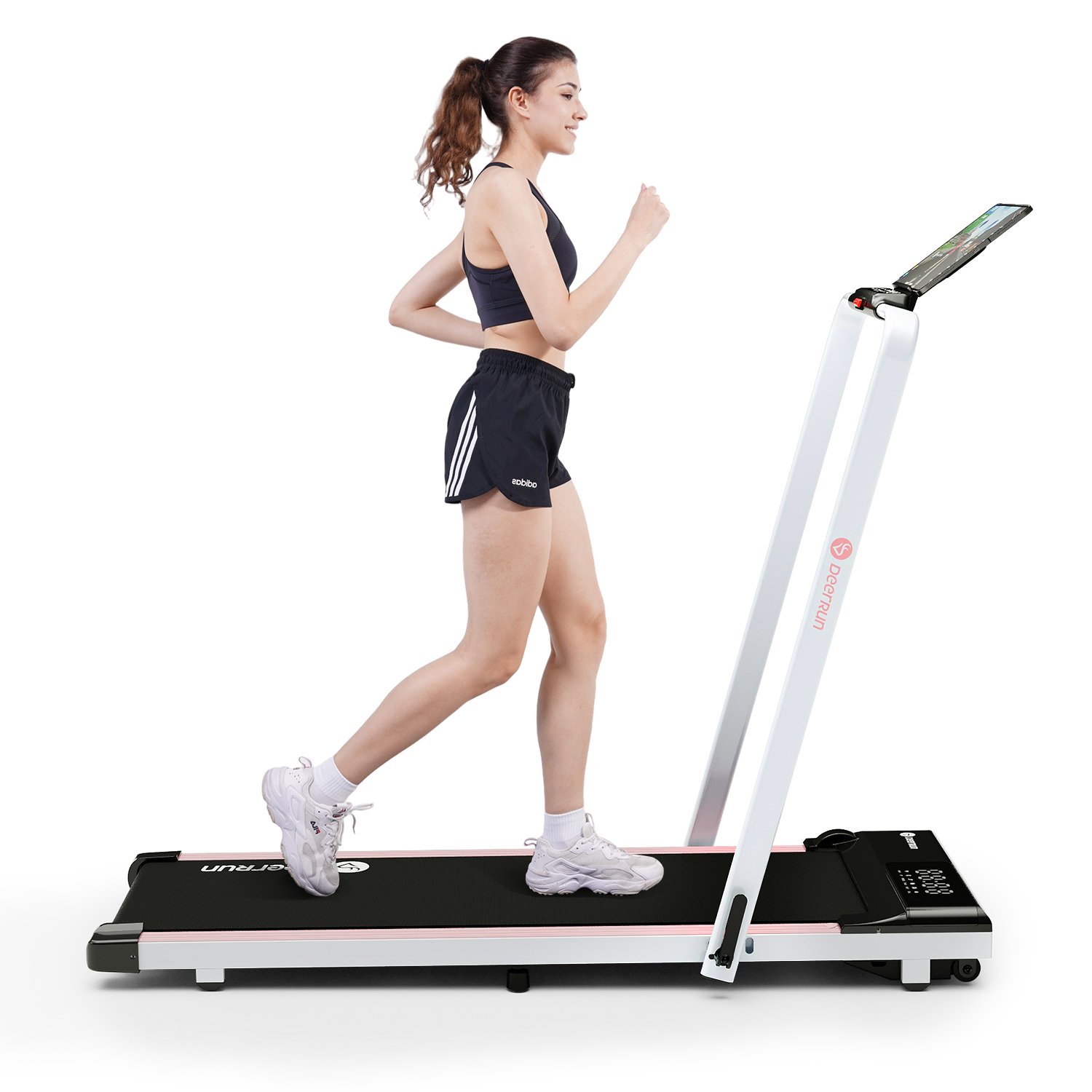 DeerRun A5 Pro Tapis de course intelligent 2-en-1 Energy-2025 | Puce de mise à niveau et prise en charge NFC, capacité de charge de 145 kg et télécommande