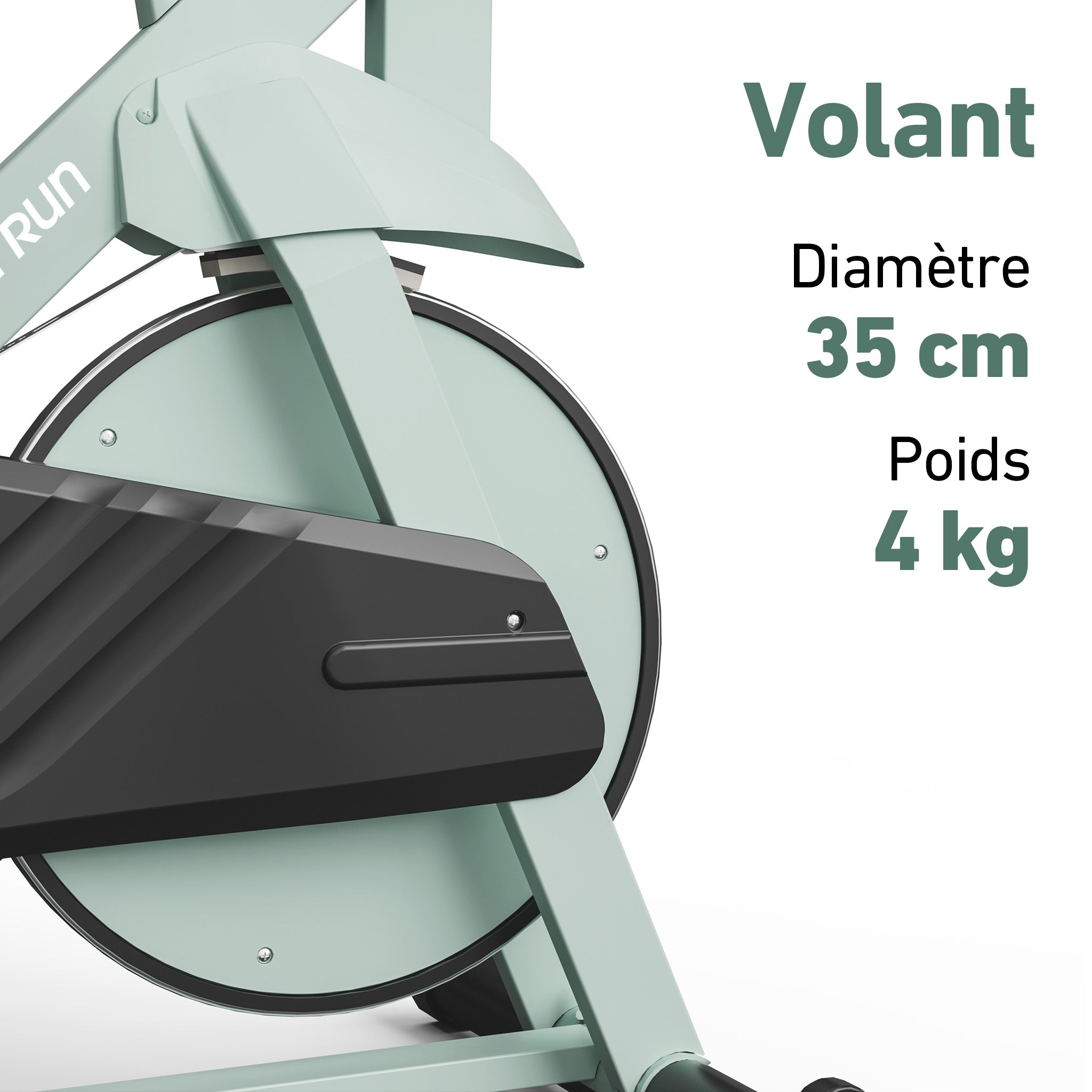 DeerRun S500 Vélo d'intérieur intelligent avec résistance magnétique réglable et ceinture silencieuse et application PitPat