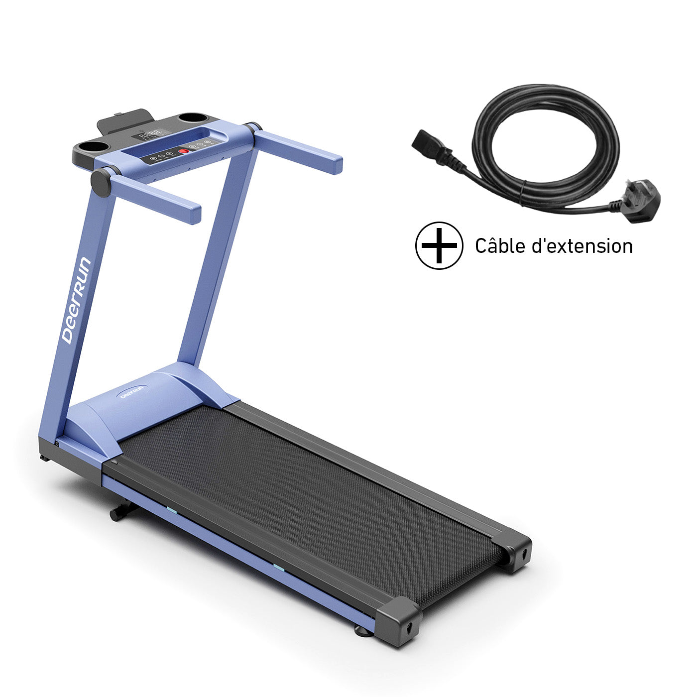 DeerRun A1 Pro Move+ – Tapis de course pliable avec inclinaison de 6 % | Puce de mise à niveau 2025 et prise en charge NFC | Capacité de charge de 158 kg, jusqu'à 16 km/h