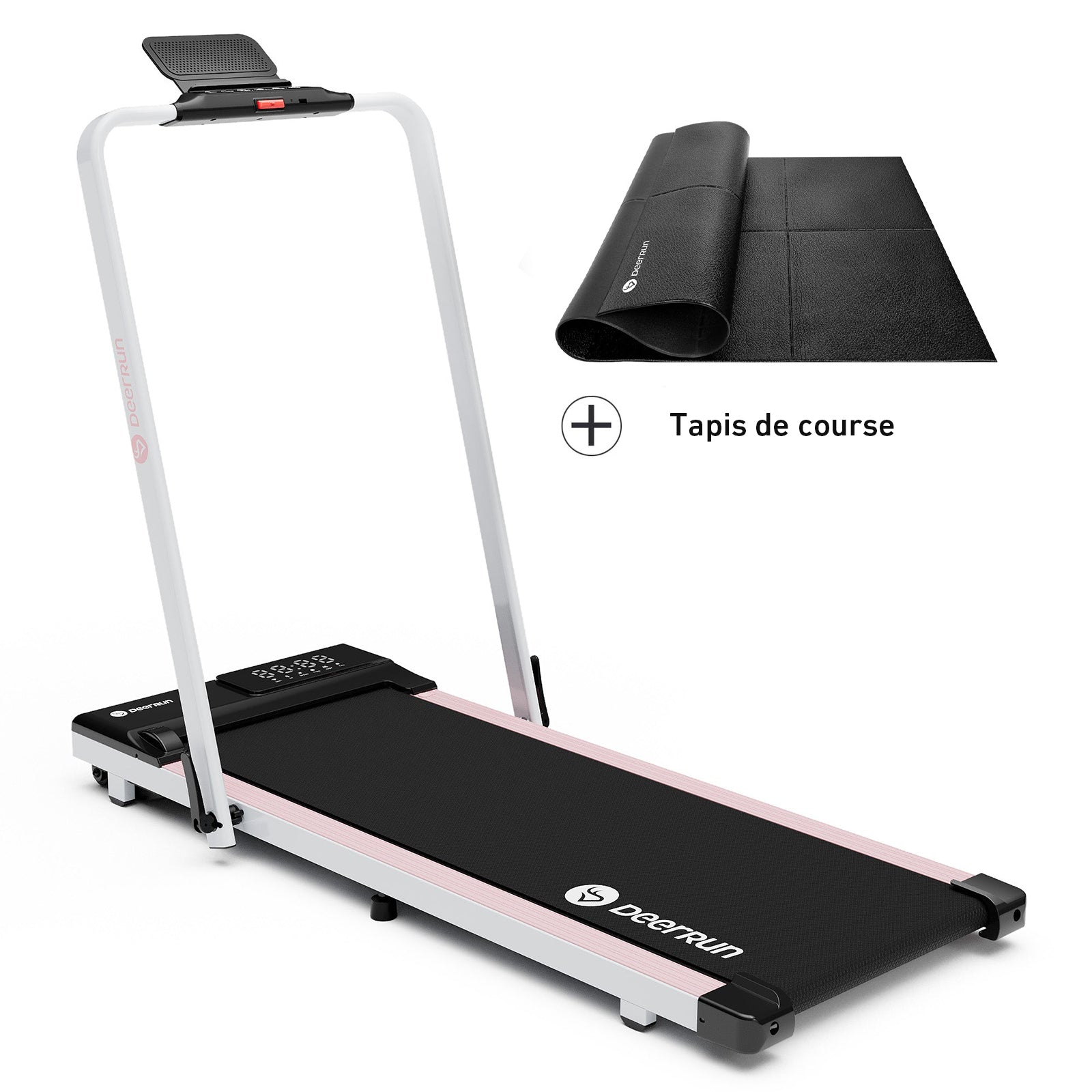 DeerRun A5 Pro Tapis de course intelligent 2-en-1 Energy-2025 | Puce de mise à niveau et prise en charge NFC, capacité de charge de 145 kg et télécommande