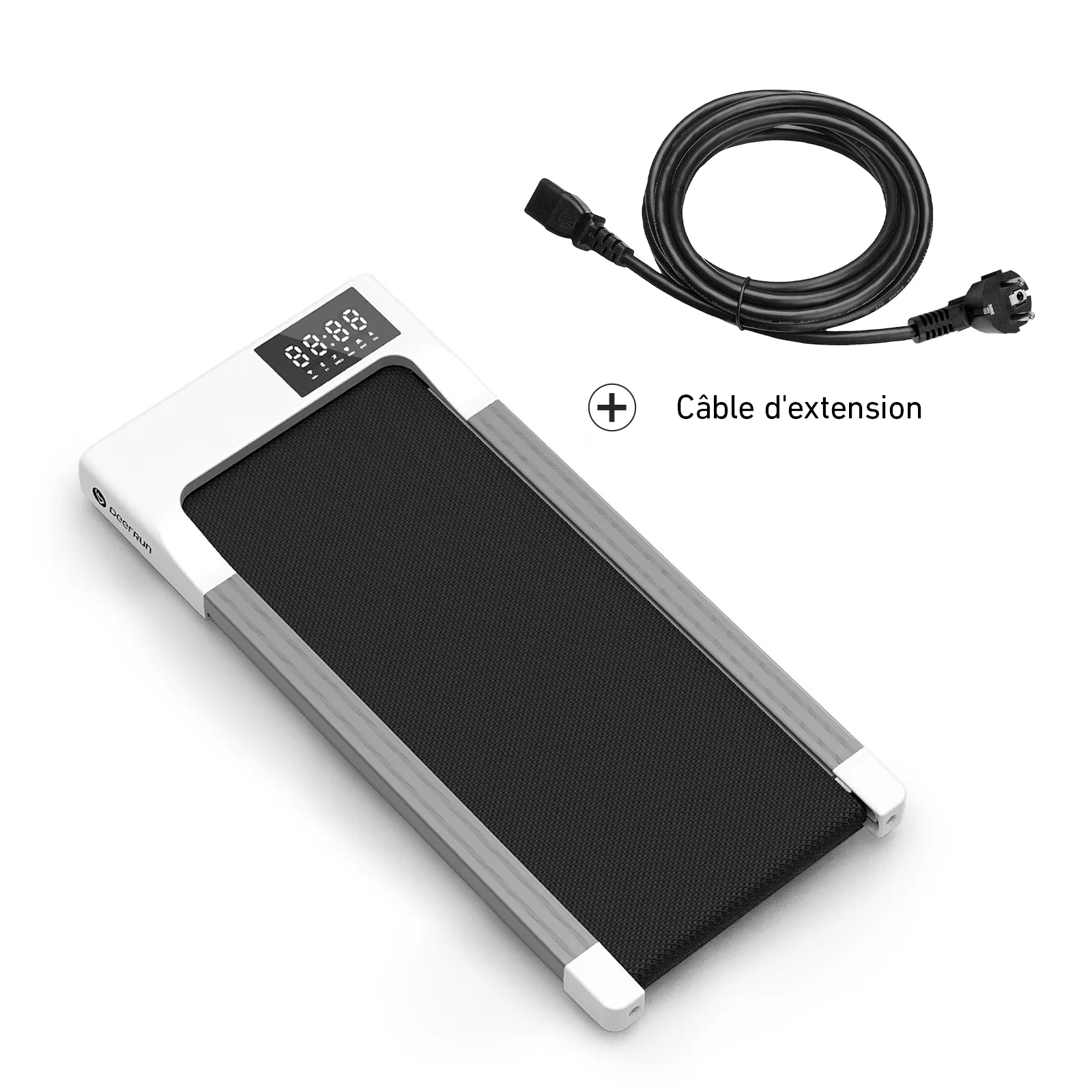 DeerRun Q1 Classic Plus – Tapis de course intelligent avec une plus grande surface de course, une capacité de charge de 158 kg et une télécommande