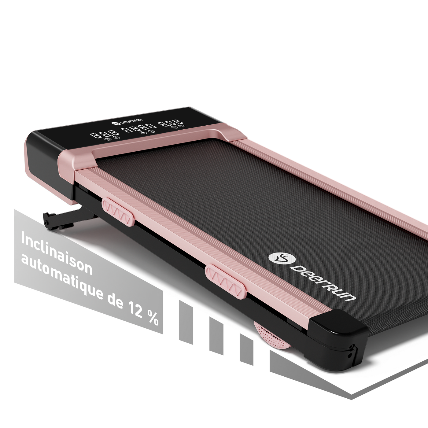 DeerRun Z10 Tapis de course Smart Walk avec inclinaison automatique de 12 % et télécommande
