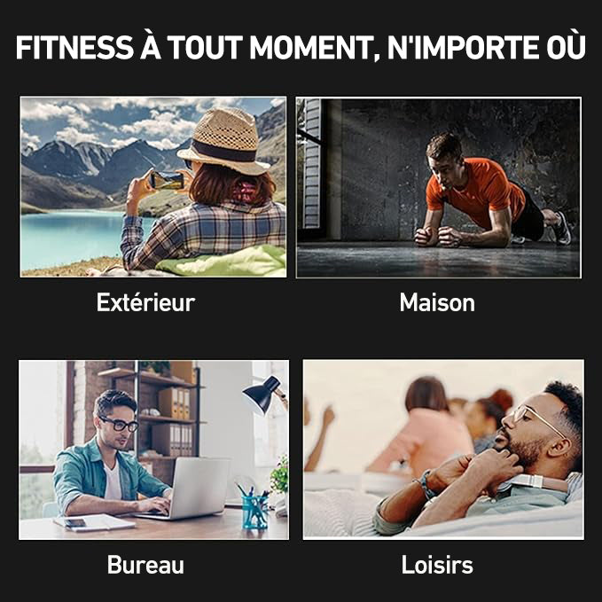 Appareil de musculation abdominale portable - Appareil d'entraînement pour les muscles abdominaux, à domicile ou au bureau