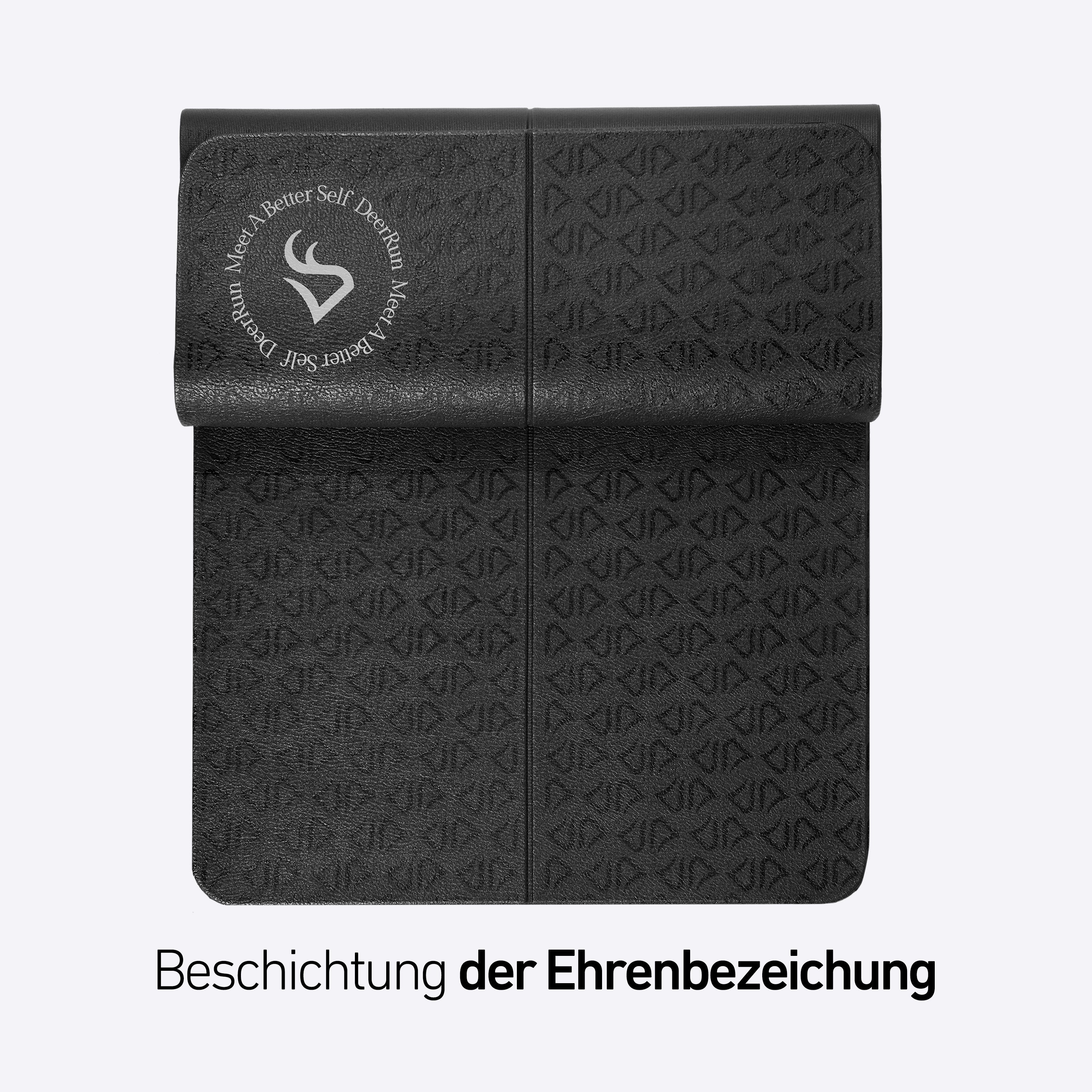 DeerRun Tapis de course pliable Glory Signature en PVC de 6 mm avec une densité plus élevée
