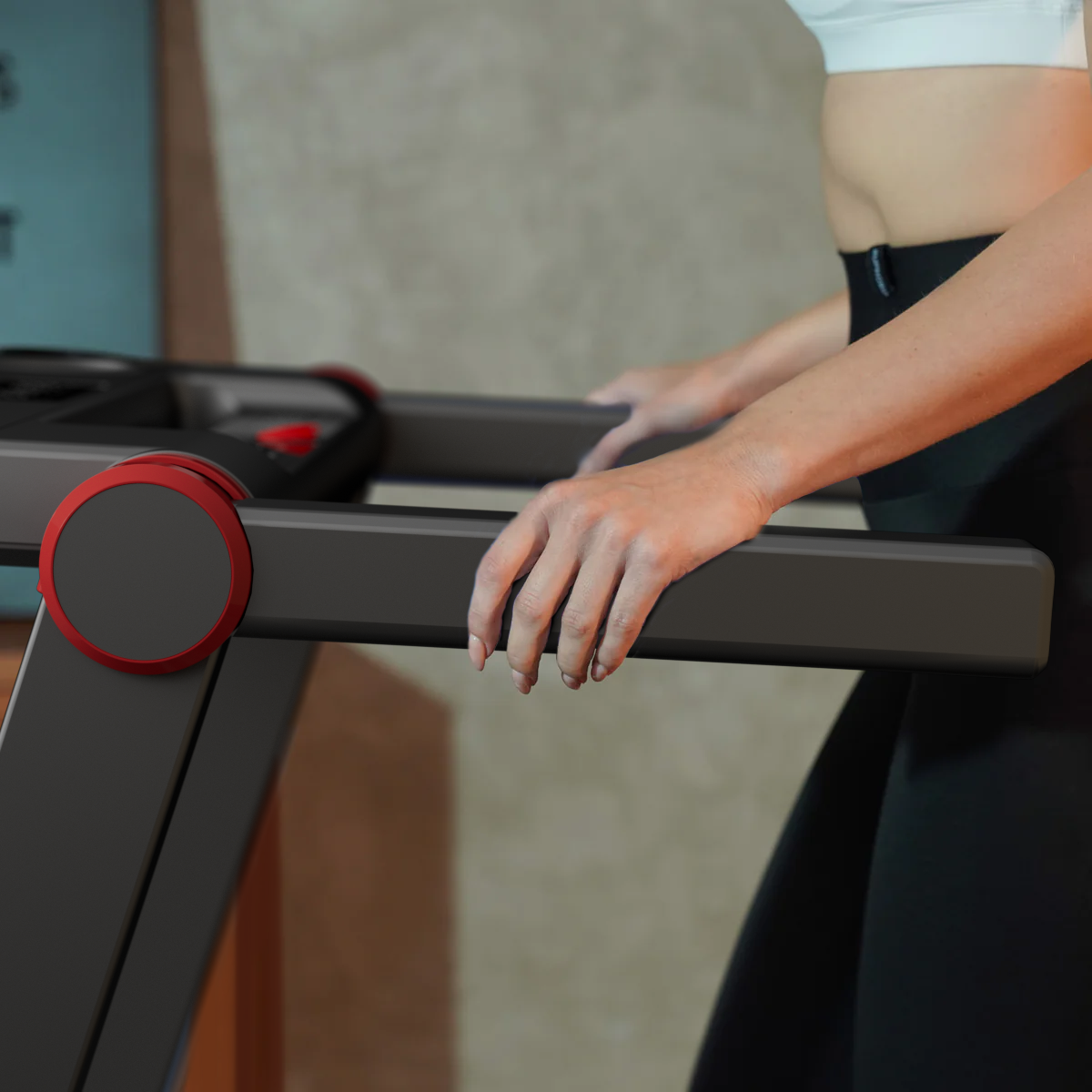 DeerRun A1 Pro Move+ – Tapis de course pliable avec inclinaison de 6 % | Puce de mise à niveau 2025 et prise en charge NFC | Capacité de charge de 158 kg, jusqu'à 16 km/h