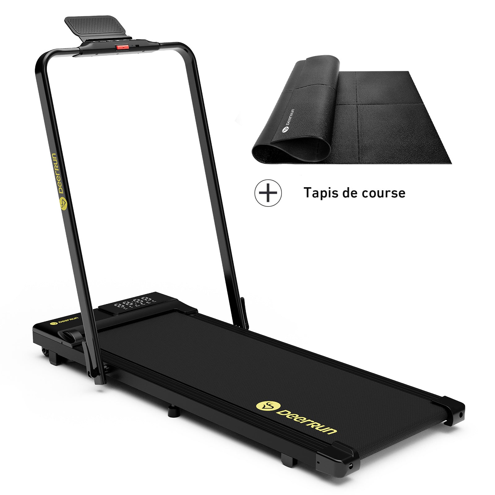 DeerRun A5 Pro Tapis de course intelligent 2-en-1 Energy-2025 | Puce de mise à niveau et prise en charge NFC, capacité de charge de 145 kg et télécommande