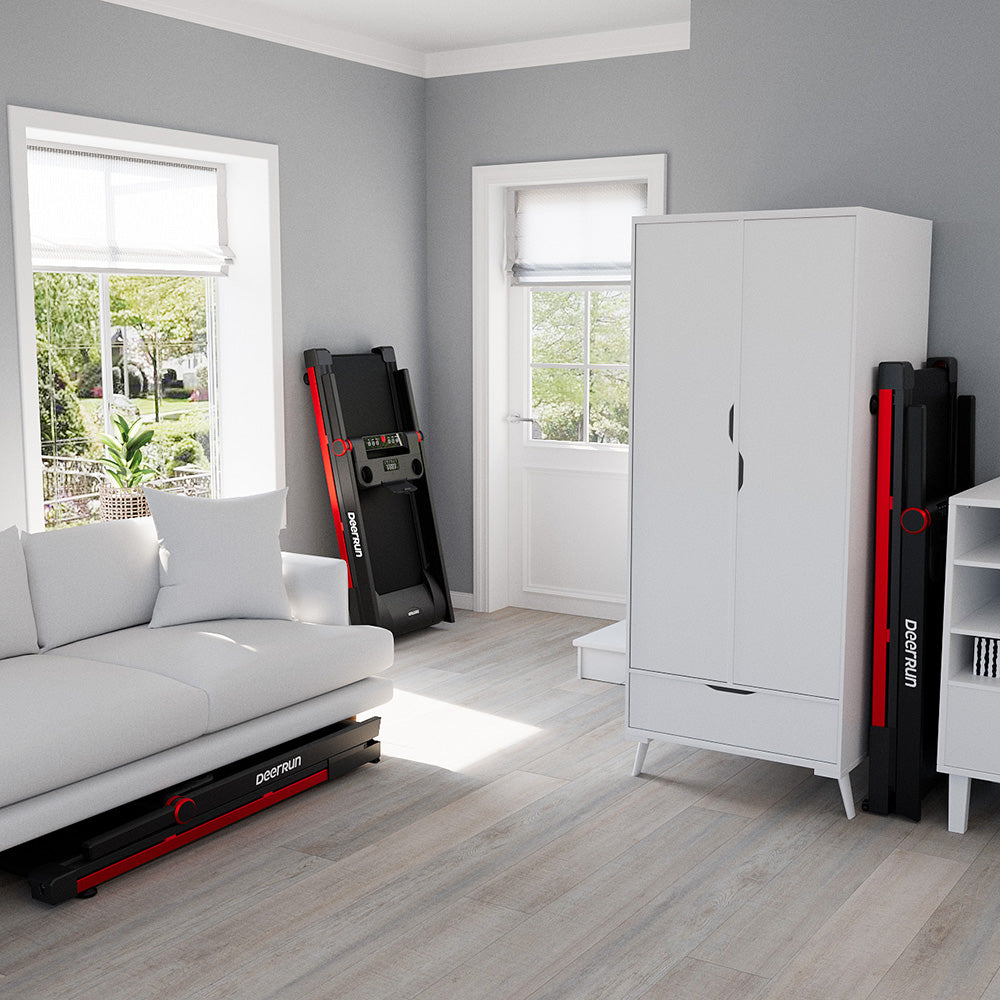 DeerRun A1 Pro Tapis de course intelligent avec combinaison de réglages pour travailler à domicile