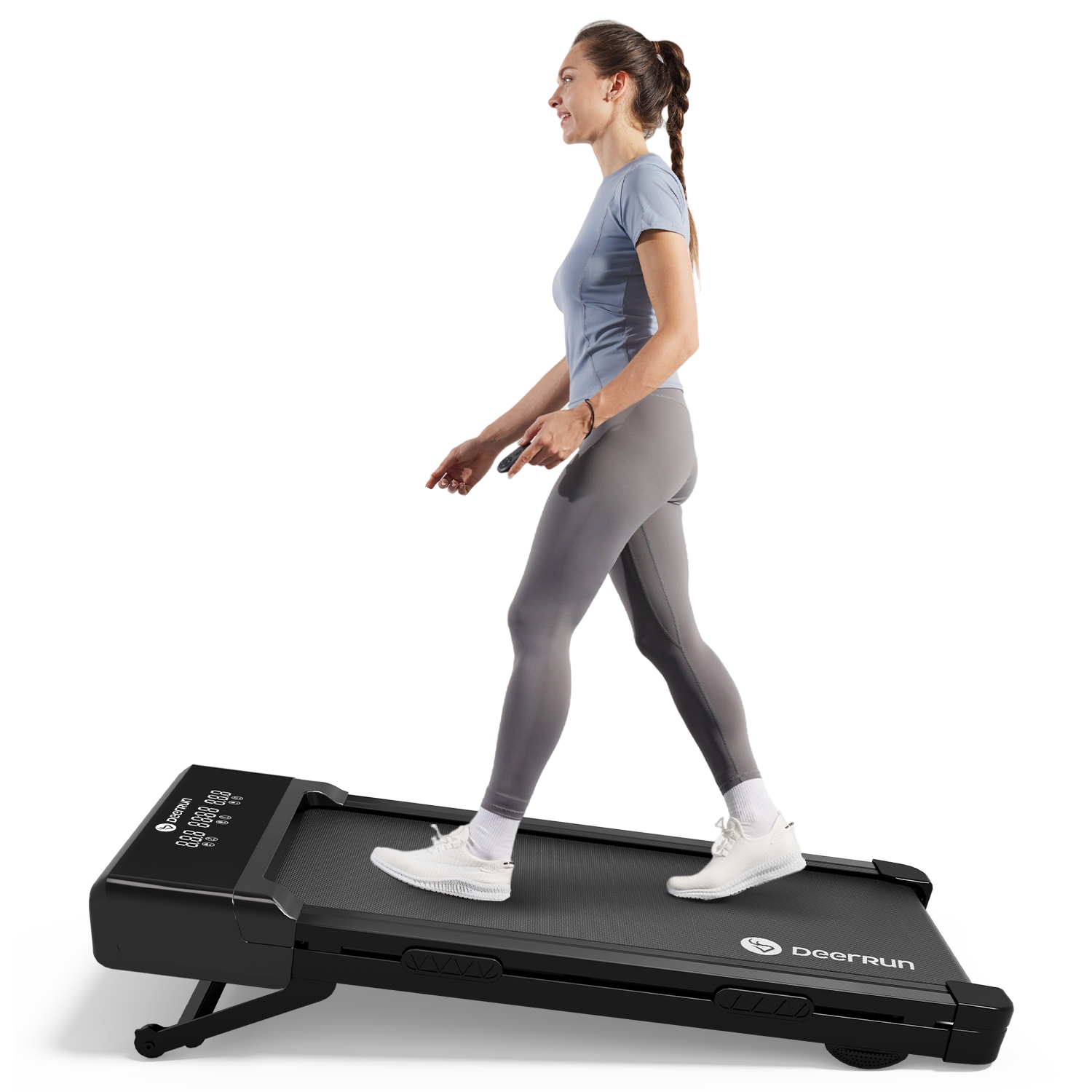 DeerRun Z10 Tapis de course Smart Walk avec inclinaison automatique de 12 % et télécommande