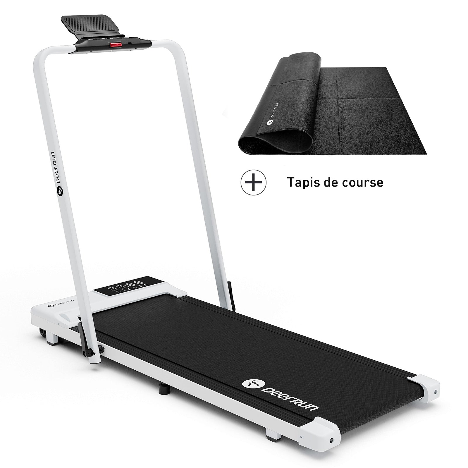 DeerRun A5 Pro Tapis de course intelligent 2-en-1 Energy-2025 | Puce de mise à niveau et prise en charge NFC, capacité de charge de 145 kg et télécommande