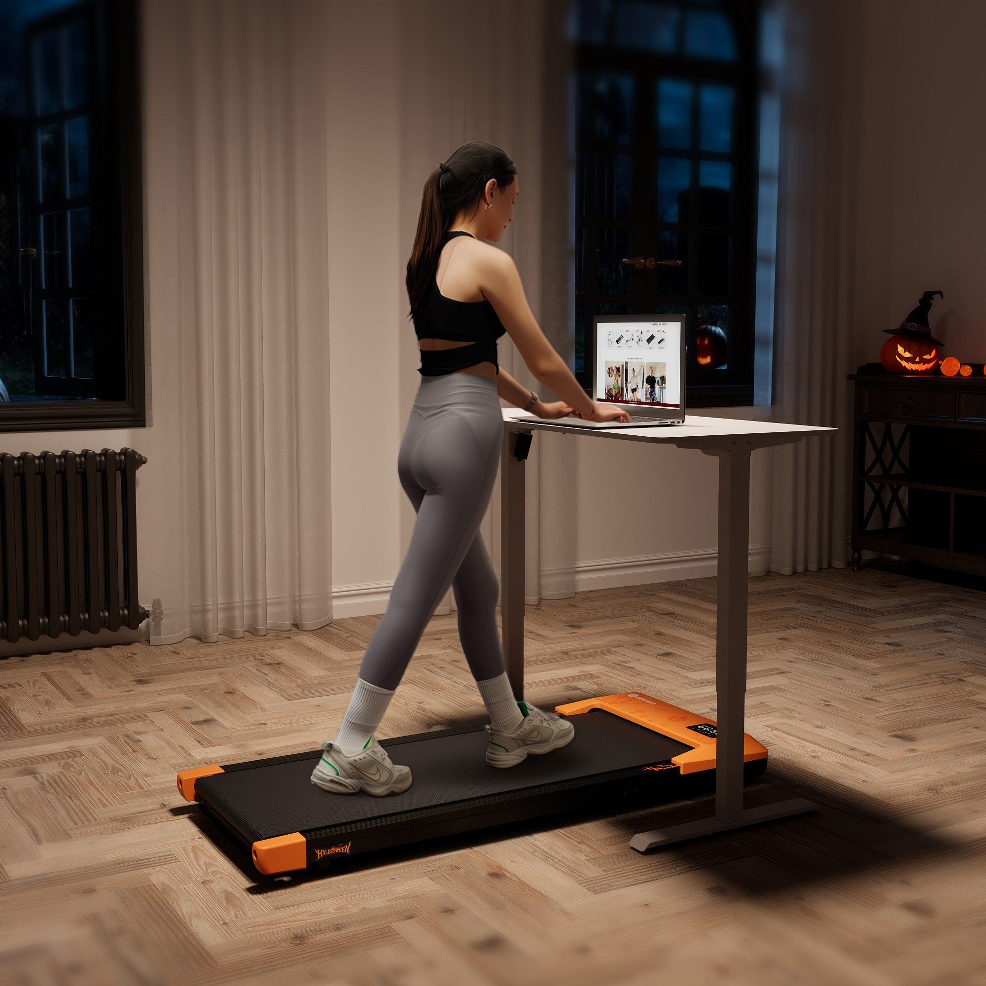 DeerRun Q1 Plus Halloween Edition Tapis de course - Cadeau de remise en forme et amélioration du style de vie