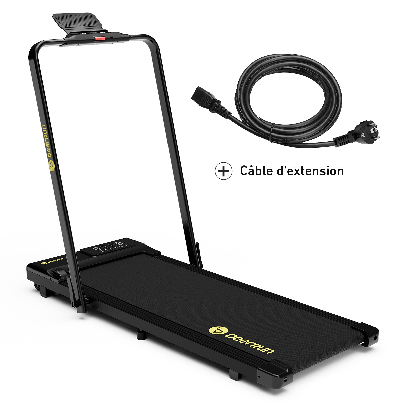 DeerRun A5 Pro Tapis de course intelligent 2-en-1 Energy-2025 | Puce de mise à niveau et prise en charge NFC, capacité de charge de 145 kg et télécommande
