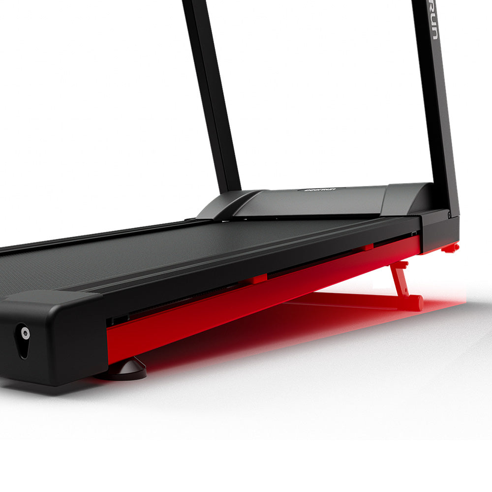 DeerRun A1 Pro Move+ – Tapis de course pliable avec inclinaison de 6 % | Puce de mise à niveau 2025 et prise en charge NFC | Capacité de charge de 158 kg, jusqu'à 16 km/h