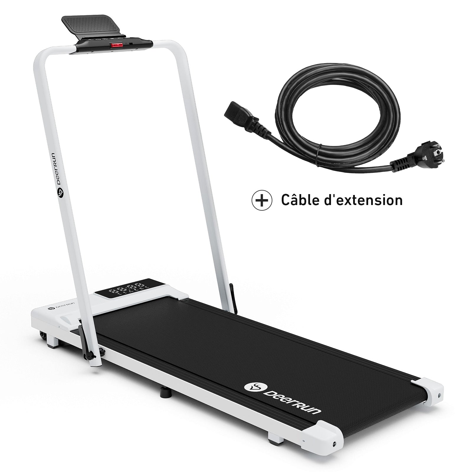 DeerRun A5 Pro Tapis de course intelligent 2-en-1 Energy-2025 | Puce de mise à niveau et prise en charge NFC, capacité de charge de 145 kg et télécommande