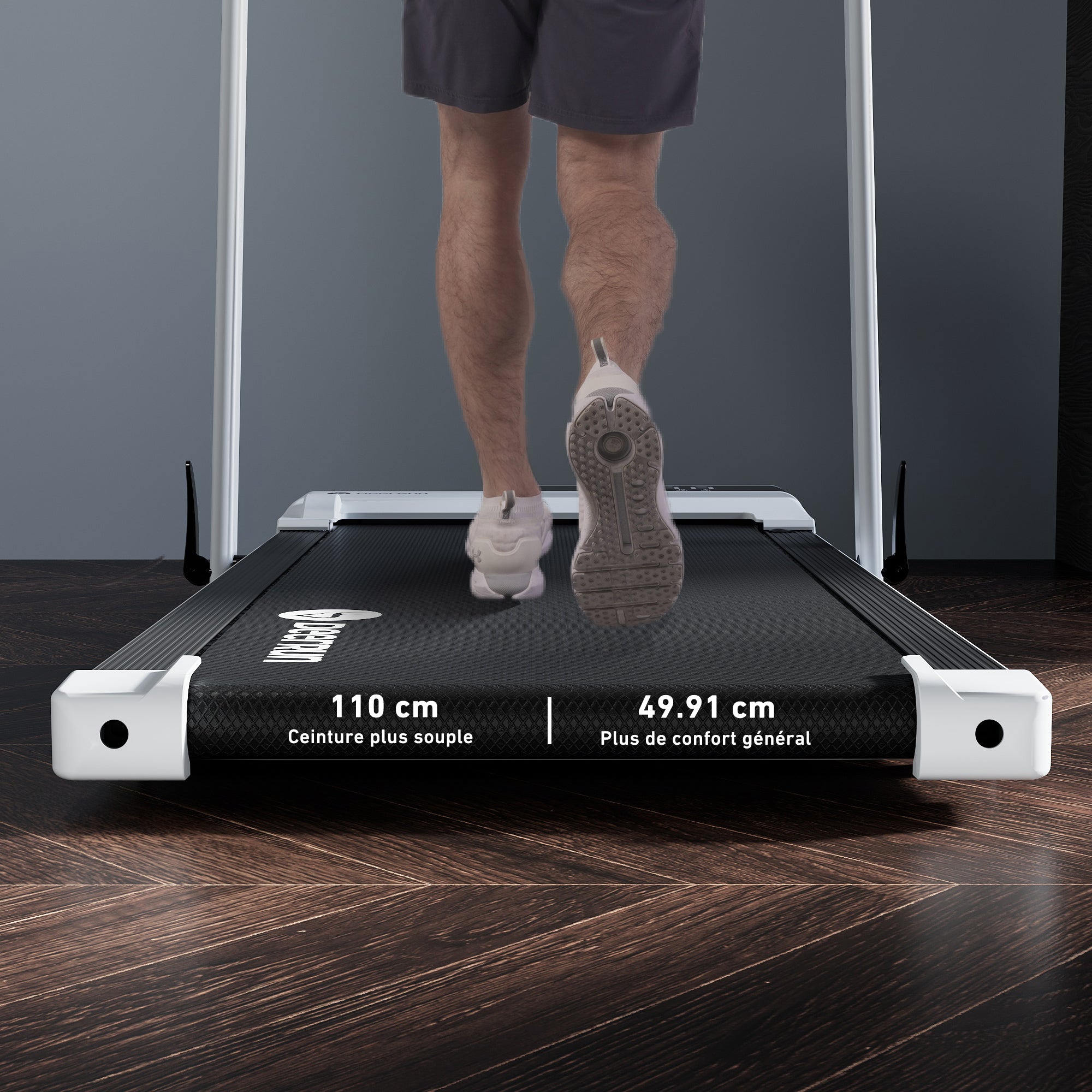 DeerRun A5 Pro Tapis de course intelligent 2-en-1 Energy-2025 | Puce de mise à niveau et prise en charge NFC, capacité de charge de 145 kg et télécommande