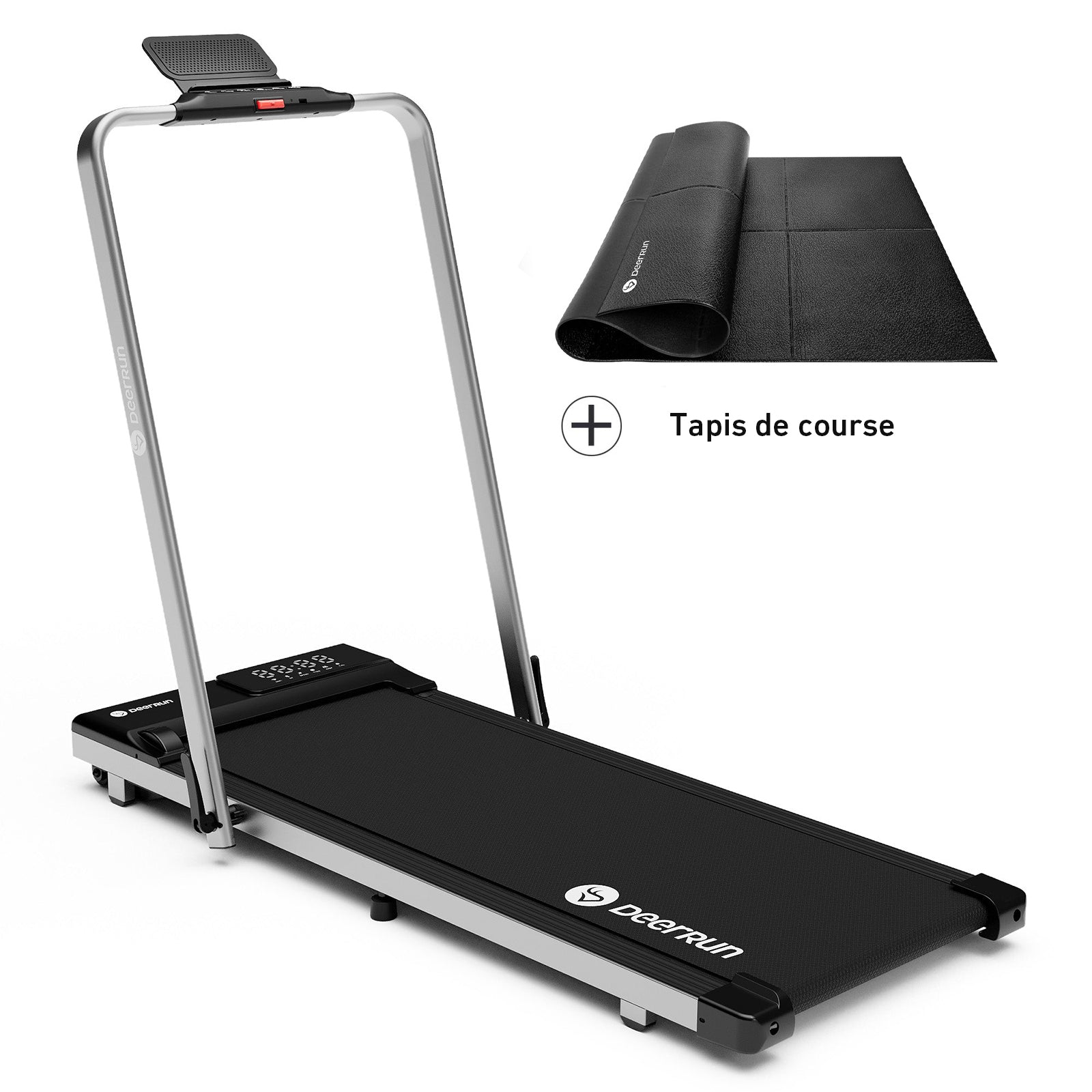 DeerRun A5 Pro Tapis de course intelligent 2-en-1 Energy-2025 | Puce de mise à niveau et prise en charge NFC, capacité de charge de 145 kg et télécommande