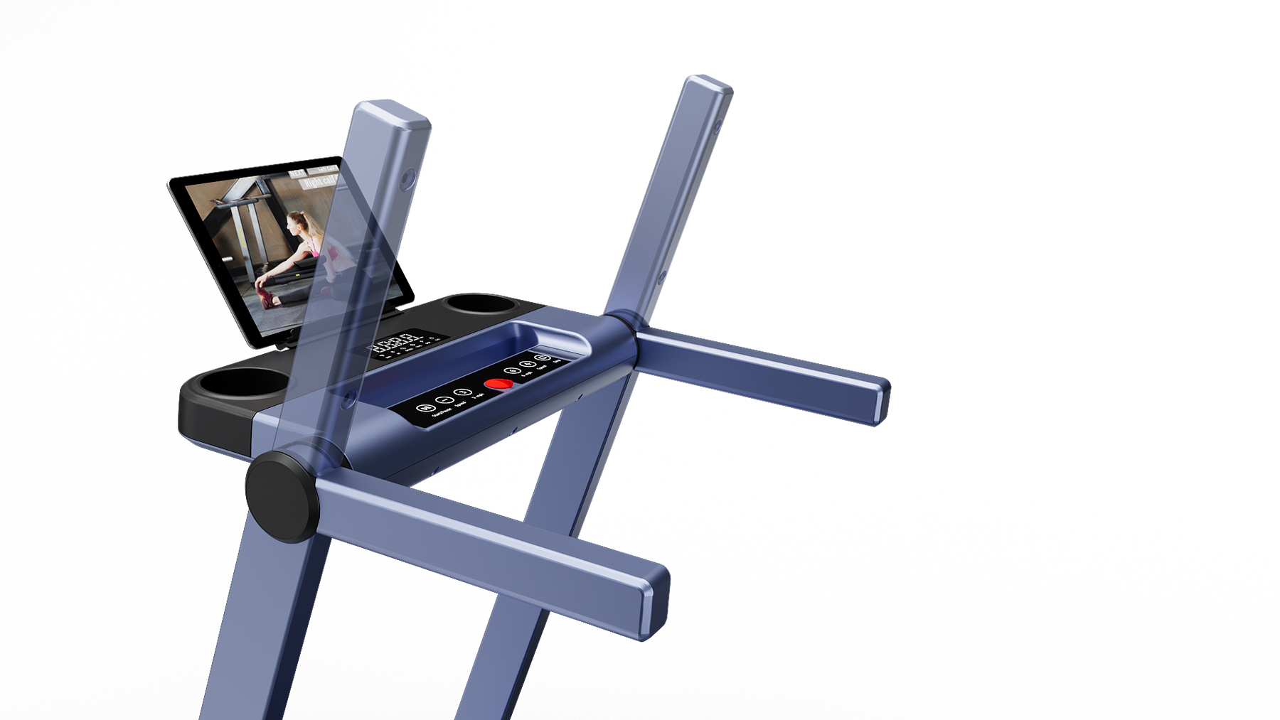 DeerRun A1 Pro Move+ – Tapis de course pliable avec inclinaison de 6 % | Puce de mise à niveau 2025 et prise en charge NFC | Capacité de charge de 158 kg, jusqu'à 16 km/h