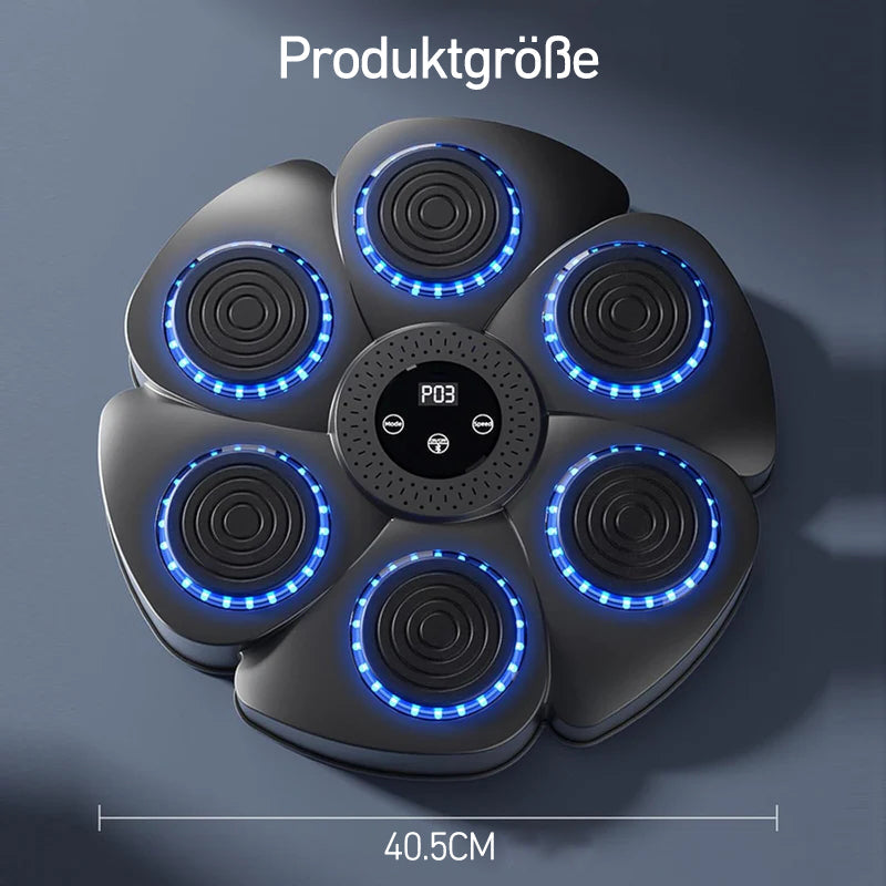 DeerRun Machine de boxe musicale intelligente (gants et câble de charge inclus)