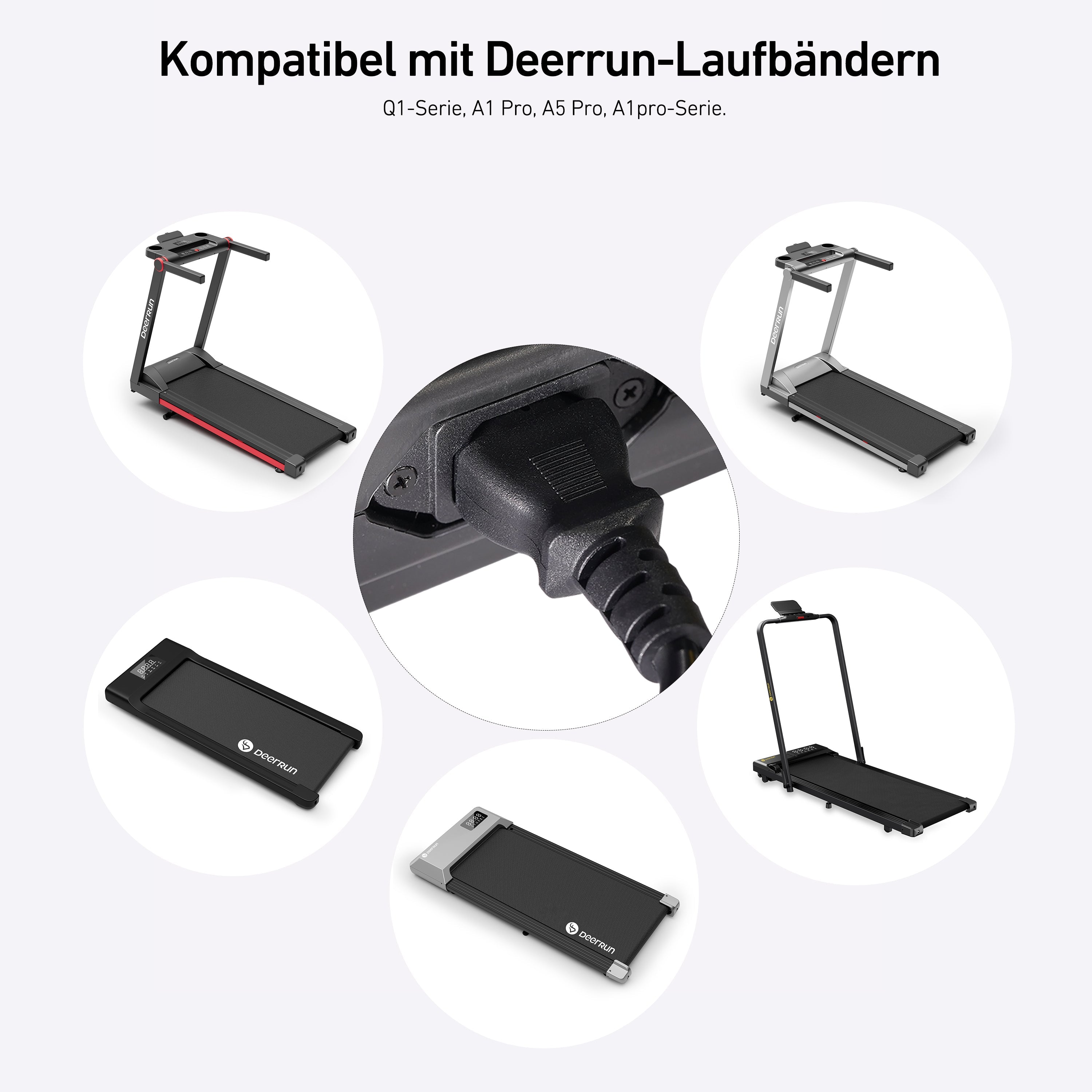 DeerRun Câbles d'extension pour tapis de course