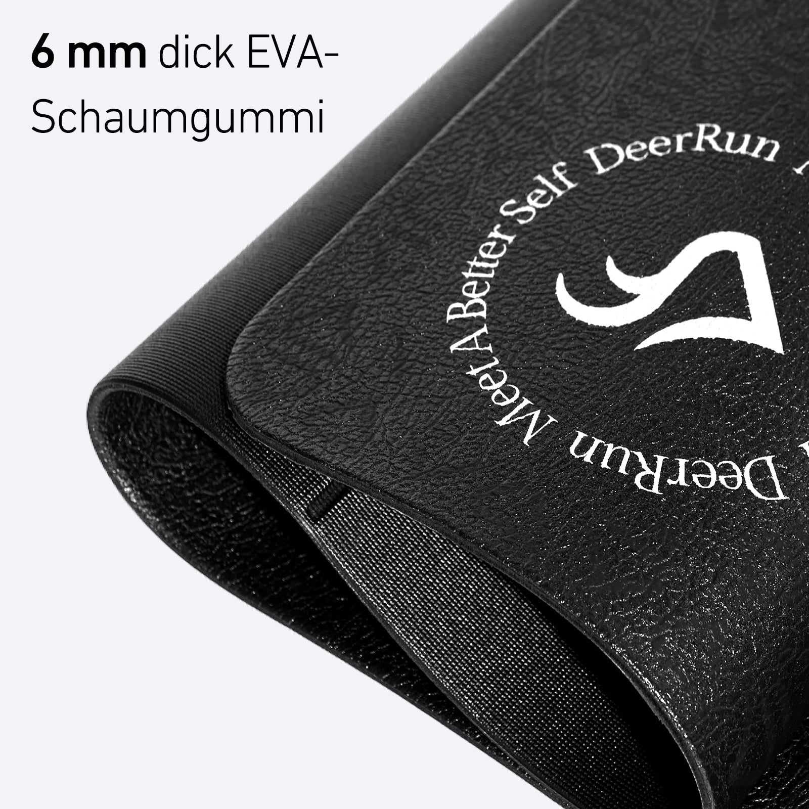DeerRun Tapis de course pliable Glory Signature en PVC de 6 mm avec une densité plus élevée