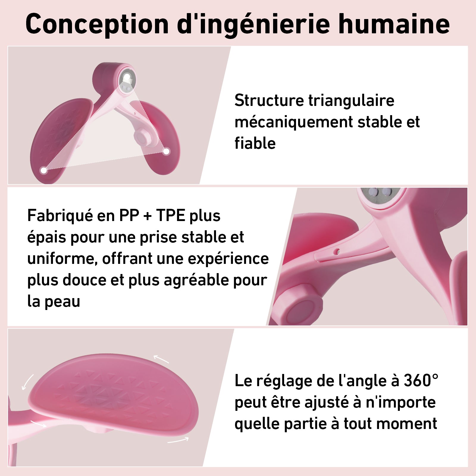 DeerRun Appareil d'entraînement pour les cuisses, les hanches et le bassin, pour les femmes à la maison