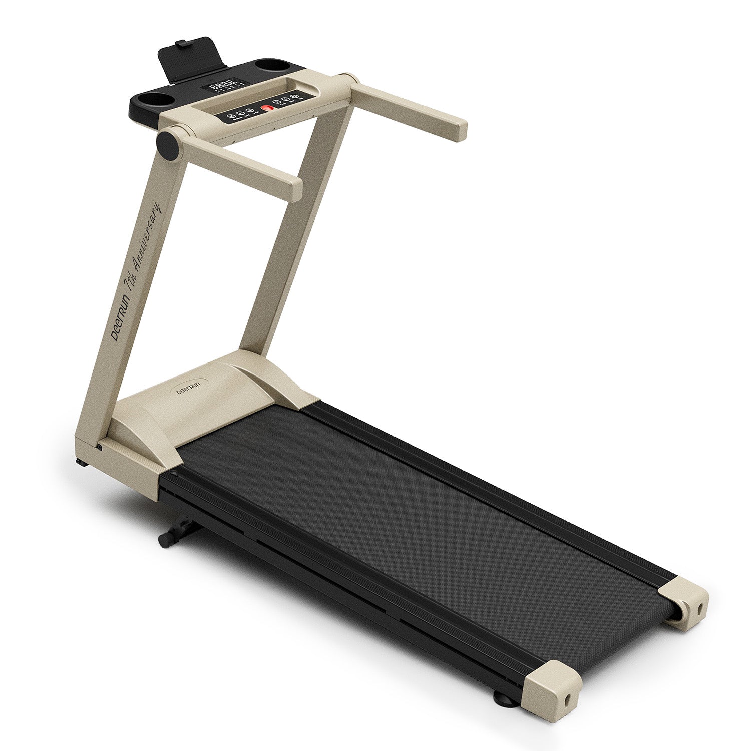 DeerRun A1 Pro Starlight-Tapis de course pliable Edition avec inclinaison de 6 %, Bluetooth et télécommande sans fil
