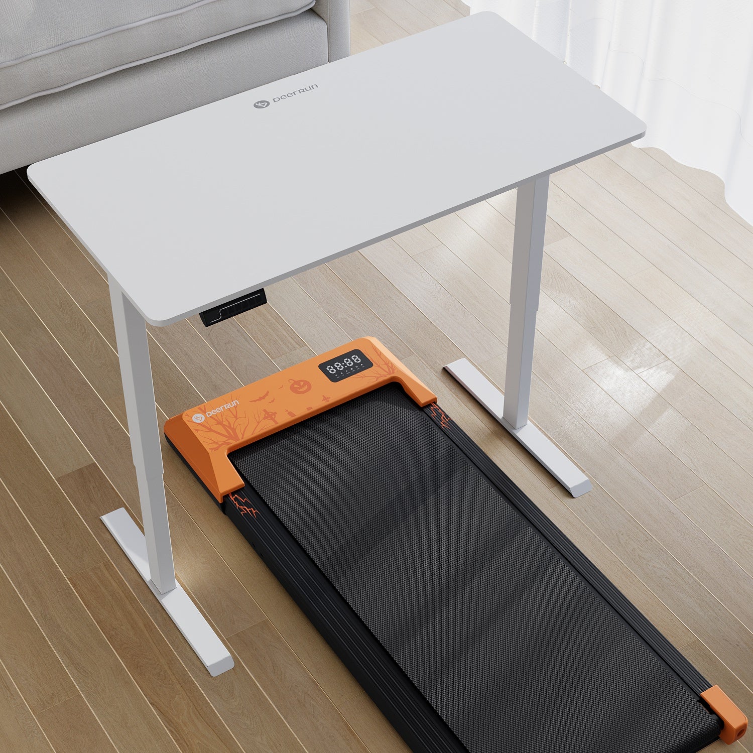 DeerRun Q1 Urban Plus Tapis de marche de grande taille – Capacité 159 kg avec télécommande