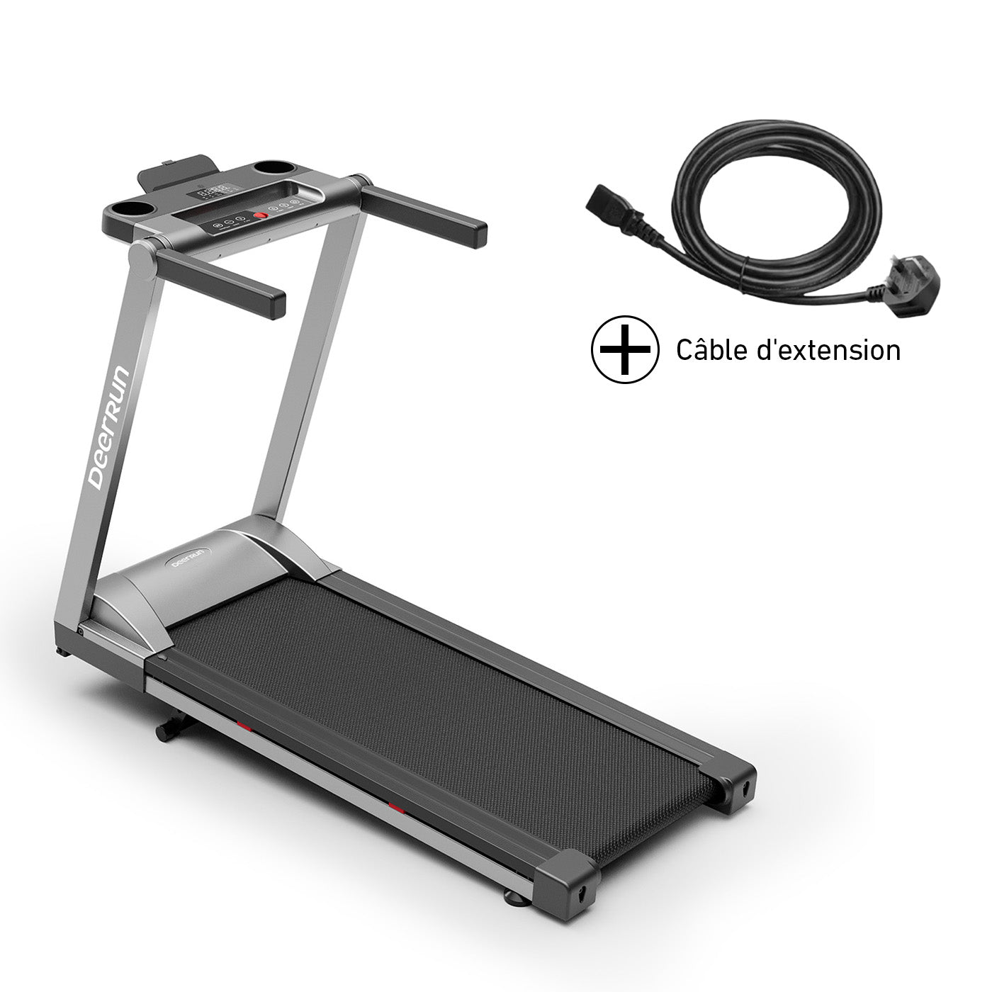 DeerRun A1 Pro Move+ – Tapis de course pliable avec inclinaison de 6 % | Puce de mise à niveau 2025 et prise en charge NFC | Capacité de charge de 158 kg, jusqu'à 16 km/h