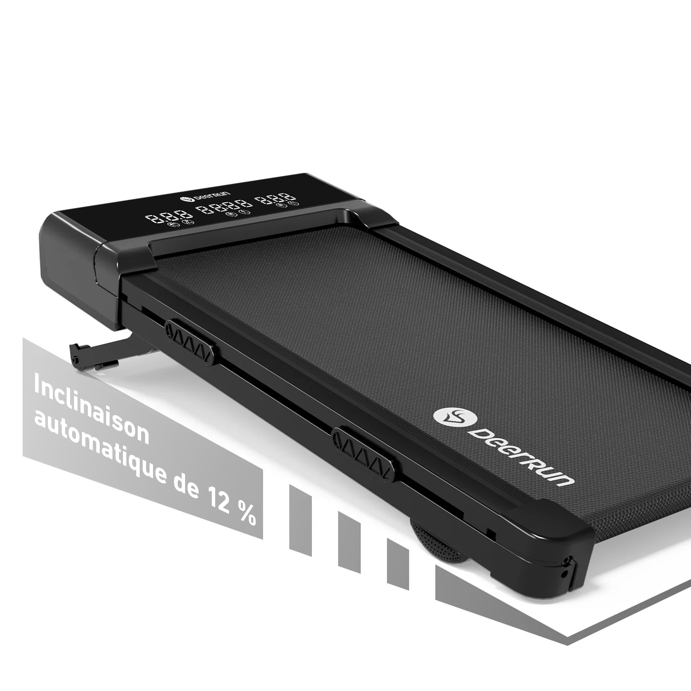 DeerRun Z10 Tapis de course Smart Walk avec inclinaison automatique de 12 % et télécommande