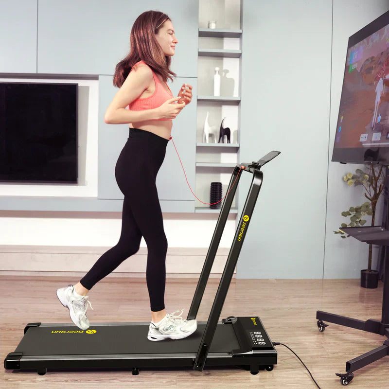 DeerRun A5 Pro Tapis de course intelligent 2 en 1 avec tapis de course