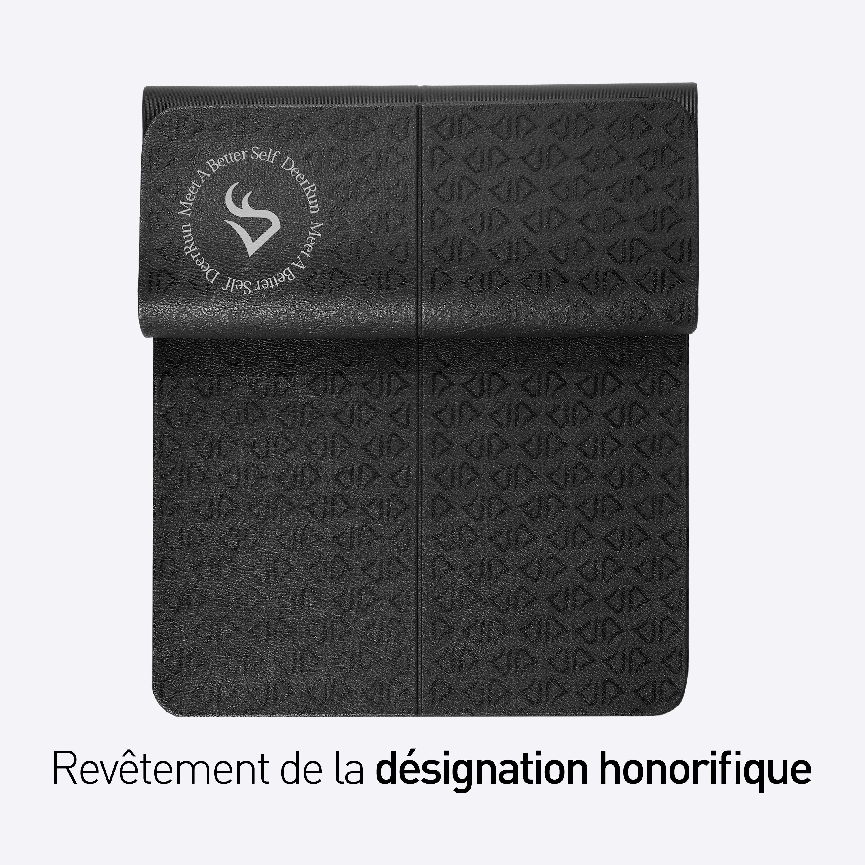 DeerRun Tapis de course pliable Glory Signature en PVC de 6 mm avec une densité plus élevée