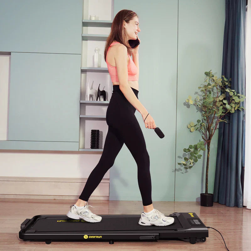 DeerRun A5 Pro Tapis de course intelligent 2 en 1 avec tapis de course