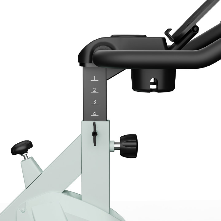 DeerRun S500 Vélo d'intérieur intelligent avec résistance magnétique réglable et ceinture silencieuse et application PitPat