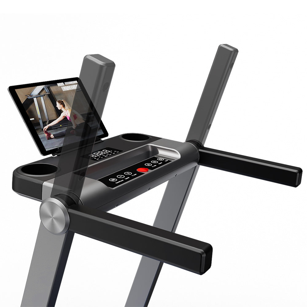 DeerRun A1 Pro Move+ – Tapis de course pliable avec inclinaison de 6 % | Puce de mise à niveau 2025 et prise en charge NFC | Capacité de charge de 158 kg, jusqu'à 16 km/h