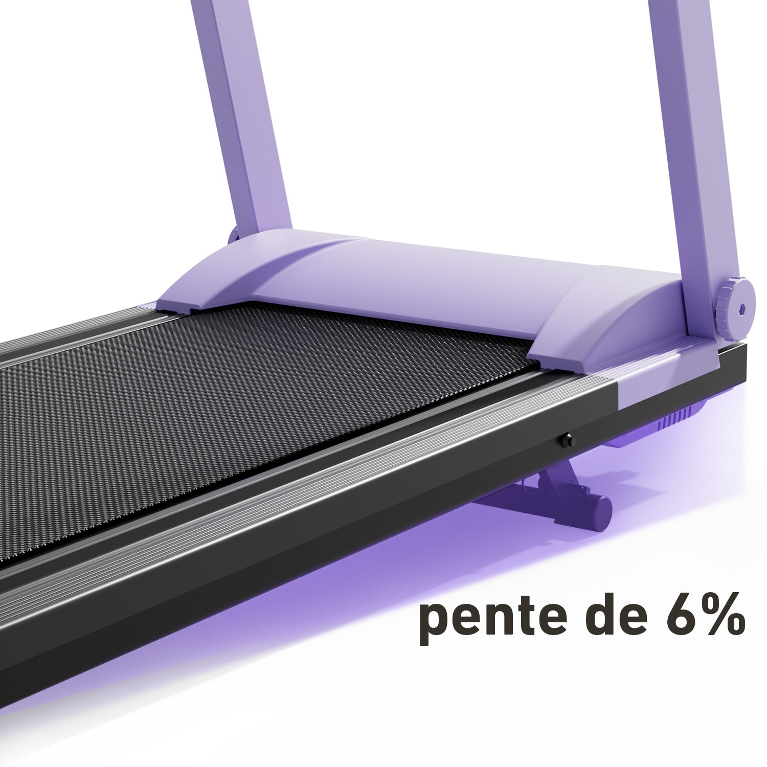 DeerRun A1 Urban-Tapis de course pliable intelligent avec inclinaison de 6 % et NFC | 150 kg, 16 km/h,Violet