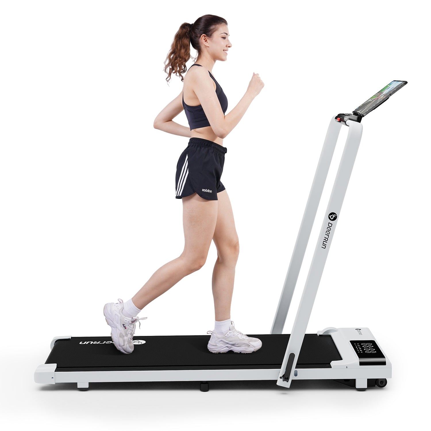 DeerRun A5 Pro Tapis de course intelligent 2-en-1 Energy-2025 | Puce de mise à niveau et prise en charge NFC, capacité de charge de 145 kg et télécommande