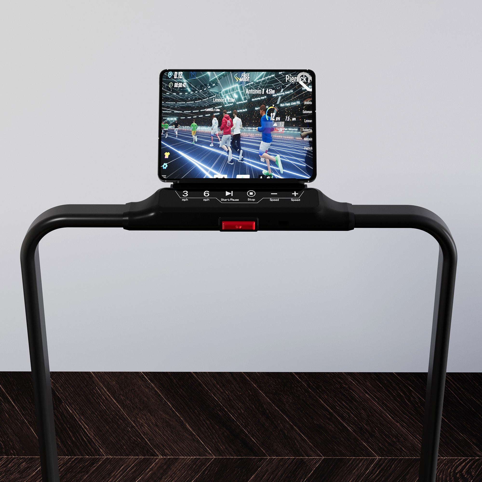 DeerRun A5 Pro Tapis de course intelligent 2 en 1 Energy-2025 Noir | Capacité de charge améliorée de 145 kg Offre Flash – Pour une durée limitée seulement