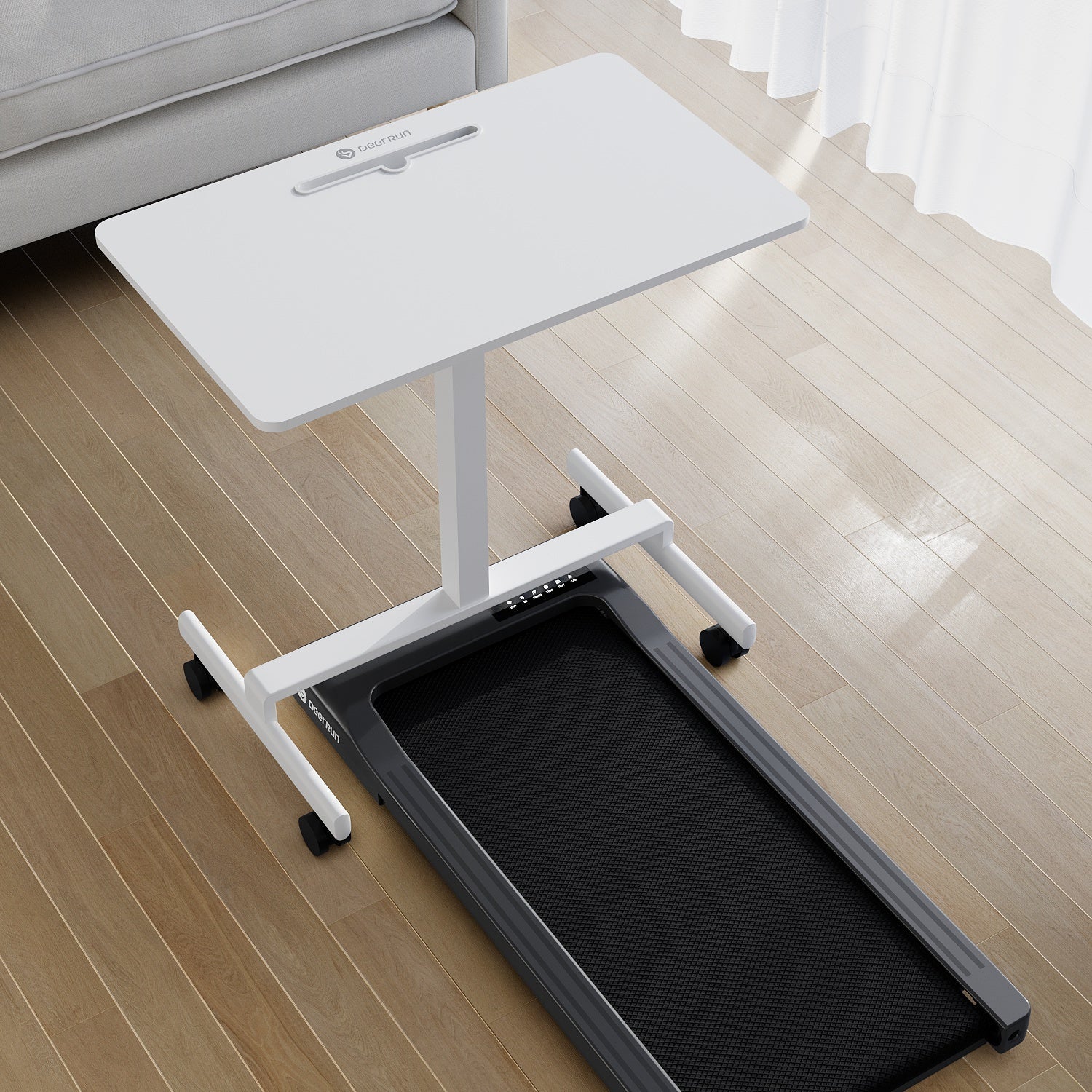 DeerRun Q1 Classic Plus – Tapis de course intelligent avec une plus grande surface de course, une capacité de charge de 158 kg et une télécommande