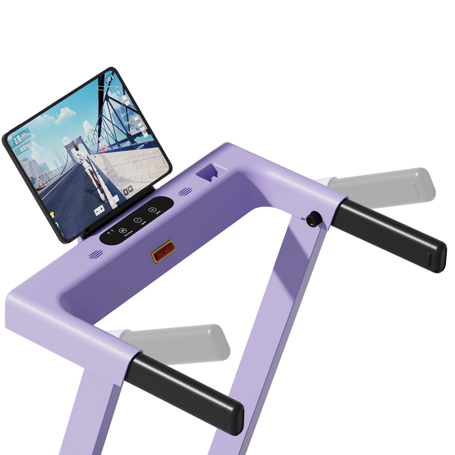 DeerRun A1 Urban-Tapis de course pliable intelligent avec inclinaison de 6 % et NFC | 150 kg, 16 km/h,Violet