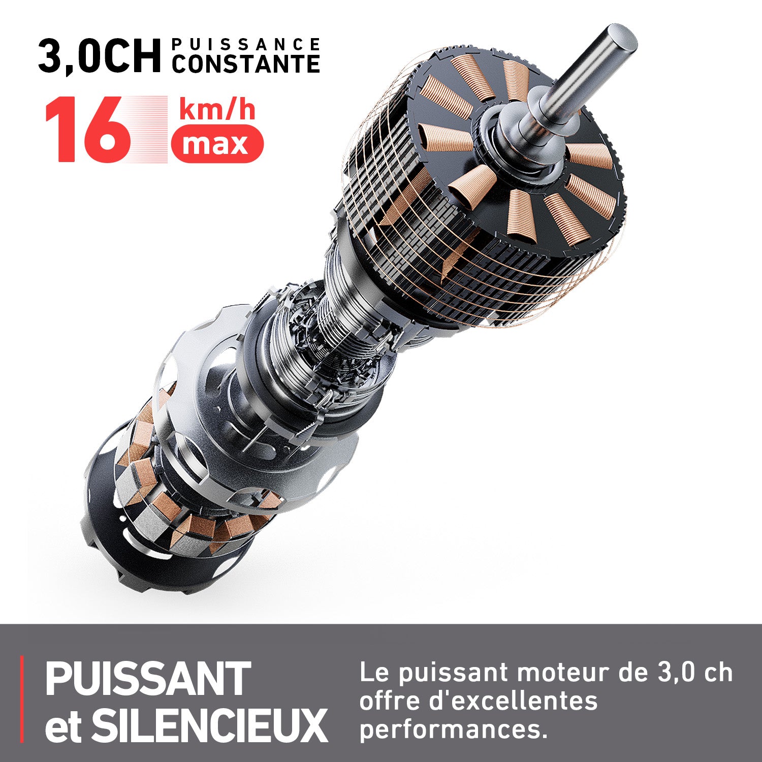 DeerRun A1 Pro Move+ – Tapis de course + Coussinet amortisseur pour tapis de course