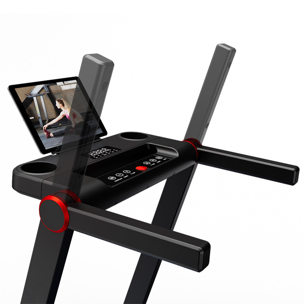 DeerRun A1 Pro Move+ – Tapis de course pliable avec inclinaison de 6 % | Puce de mise à niveau 2025 et prise en charge NFC | Capacité de charge de 158 kg, jusqu'à 16 km/h