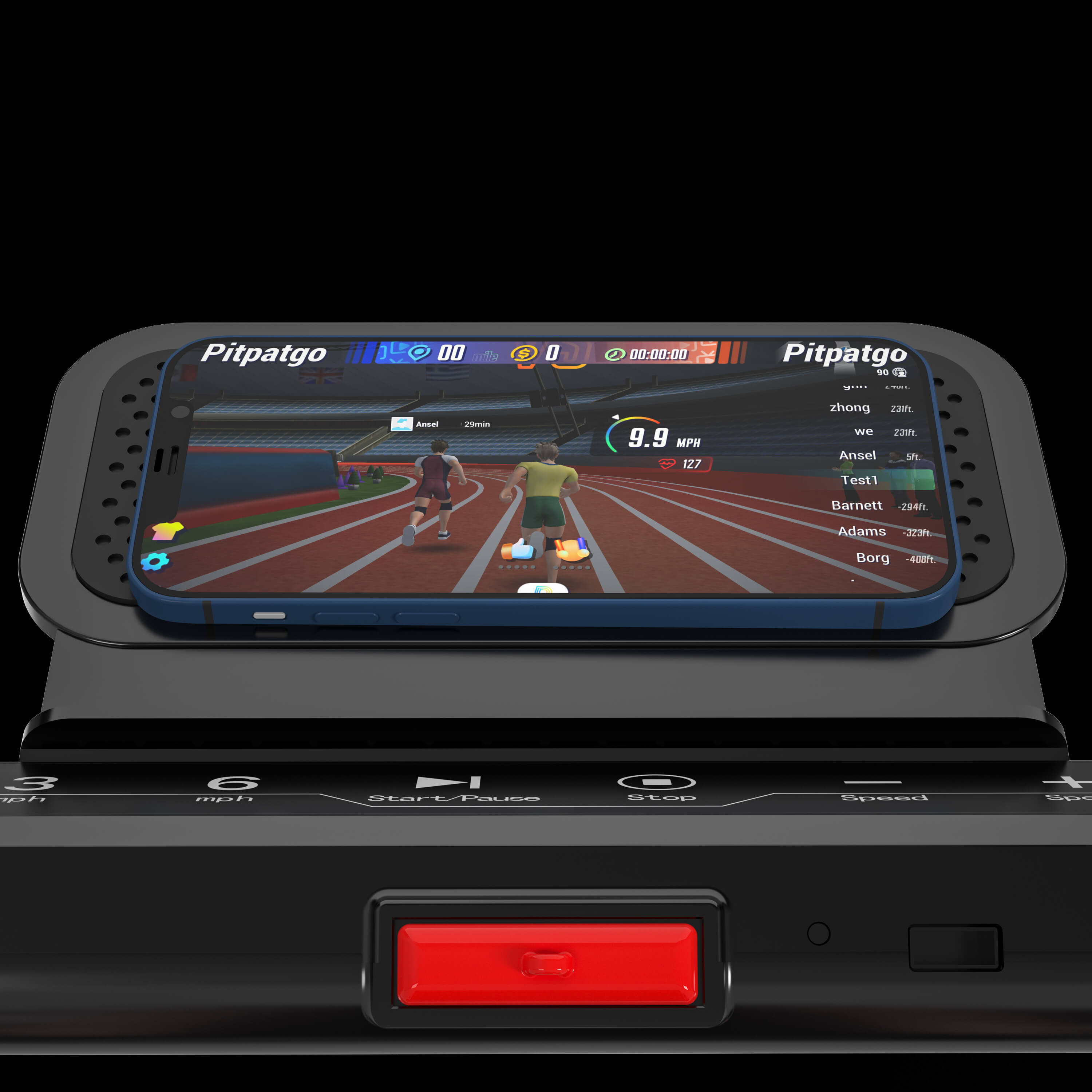 DeerRun A5 Pro Tapis de course intelligent 2 en 1 Energy-2025 Noir | Capacité de charge améliorée de 145 kg Offre Flash – Pour une durée limitée seulement